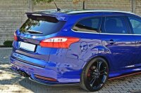 Maxton Design Heckansatz Flaps Diffusor schwarz Hochglanz - Ford Focus ST MK3 Kombi