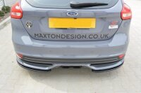 Maxton Design Heckansatz Flaps Diffusor schwarz Hochglanz - Ford Focus ST MK3 FL