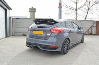 Maxton Design Rear extension Flaps diffuser black gloss - Ford Focus ST MK3 FL