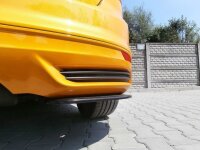 Maxton Design Rear extension Flaps diffuser black gloss - Ford Focus ST MK3 Hatchback