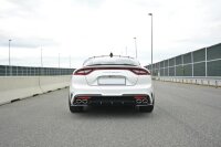 Maxton Design Heckansatz Flaps Diffusor schwarz Hochglanz - Kia Stinger GT