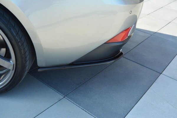 Maxton Design Heckansatz Flaps Diffusor schwarz Hochglanz - Lexus IS MK3 T