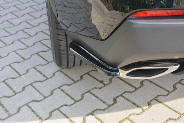 Maxton Design Rear extension Flaps diffuser black gloss - Lexus NX MK1 T