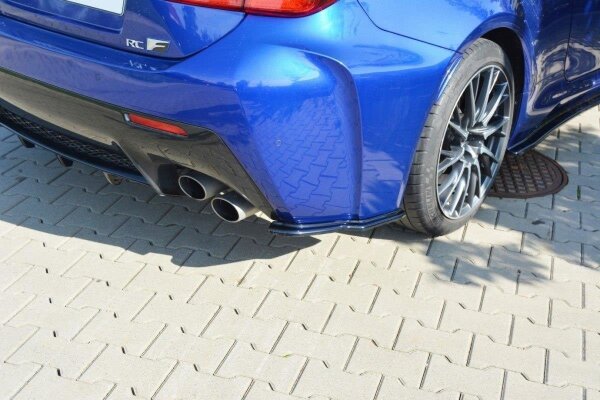 Maxton Design Heckansatz Flaps Diffusor schwarz Hochglanz - Lexus RC F