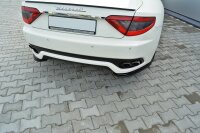 Maxton Design Heckansatz Flaps Diffusor schwarz Hochglanz - Maserati Gran Turismo 2007-2011