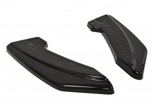 Maxton Design Rear extension Flaps diffuser black gloss - Mazda 3 MK2 MPS