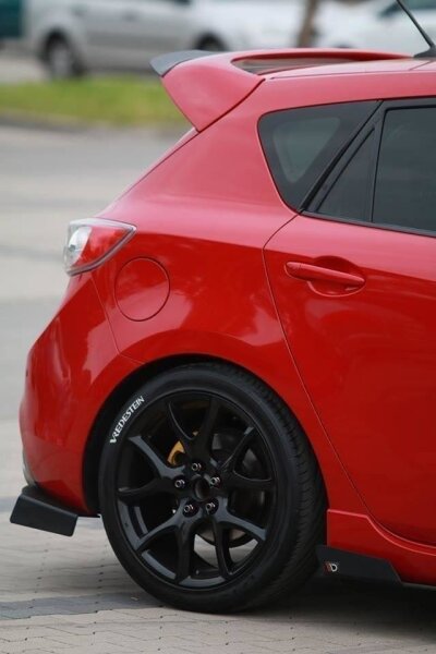 Maxton Design Rear extension Flaps diffuser - Mazda 3 MK2 MPS