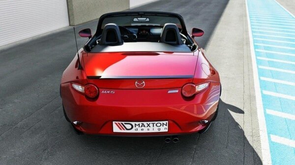 Maxton Design Rear extension Flaps diffuser black gloss - Mazda MX-5 IV