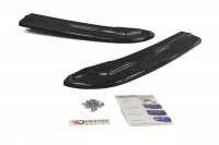 Maxton Design Heckansatz Flaps Diffusor schwarz Hochglanz - Mercedes C W204 63 AMG/AMG-Line