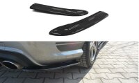 Maxton Design Rear extension Flaps diffuser black gloss - Mercedes C W204 63 AMG/AMG-Line