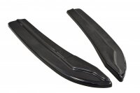 Maxton Design Rear extension Flaps diffuser black gloss - Mercedes C W204 63 AMG/AMG-Line