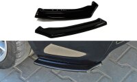 Maxton Design Rear extension Flaps diffuser black gloss - Opel Astra H (for OPC / VXR)