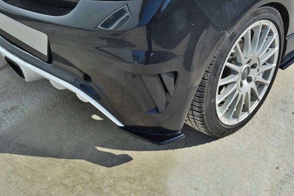 Maxton Design Rear extension Flaps diffuser black gloss - Opel Corsa D OPC / VXR