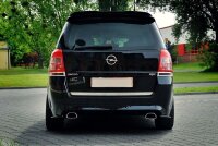 Maxton Design Heckansatz Flaps Diffusor schwarz Hochglanz - Opel Zafira B OPC / VXR