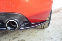 Maxton Design Rear extension Flaps diffuser black gloss - Peugeot 308 II GTI