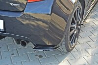 Maxton Design Heckansatz Flaps Diffusor schwarz Hochglanz - Renault Clio III RS