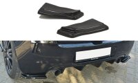 Maxton Design Rear extension Flaps diffuser black gloss - Renault Clio III RS