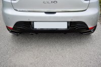 Maxton Design Rear extension Flaps diffuser black gloss - Renault Clio MK4