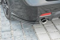 Maxton Design Rear extension Flaps diffuser black gloss - Saab 9-3 Aero MK2 Facelift