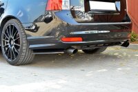 Maxton Design Rear extension Flaps diffuser black gloss - Volvo V50F R-Design