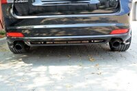 Maxton Design Rear extension Flaps diffuser black gloss - Volvo V50F R-Design