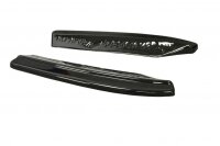 Maxton Design Rear extension Flaps diffuser black gloss - Volvo V50F R-Design