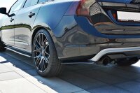 Maxton Design Rear extension Flaps diffuser black gloss - Volvo V60 Polestar Facelift