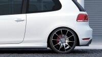 Maxton Design Heckansatz Flaps Diffusor schwarz Hochglanz - VW Golf 6 GTI 35TH