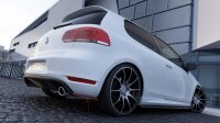 Maxton Design Rear extension Flaps diffuser black gloss - VW Golf 6 GTI 35TH