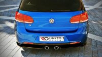 Maxton Design Heckansatz Flaps Diffusor schwarz Hochglanz - VW Golf 6 R