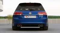 Maxton Design Rear extension Flaps diffuser black gloss - VW Golf 7 R Variant