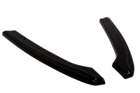 Maxton Design Rear extension Flaps diffuser black gloss - VW Golf 7 R Variant