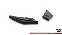 Maxton Design Rear extension Flaps diffuser V.2 black gloss - VW Golf 7 R
