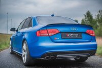 Maxton Design Spoiler Cap schwarz Hochglanz - Audi A4 / A4 S-Line B8 / B8 FL Limosine