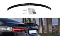 Maxton Design Spoiler Cap black gloss - Audi S8 D4 FL