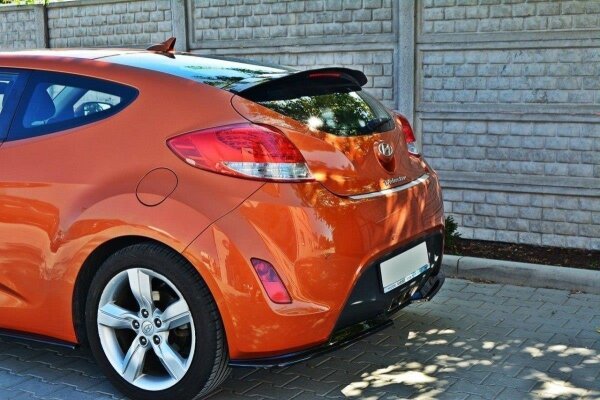 Maxton Design Spoiler Cap schwarz Hochglanz - Hyundai Veloster