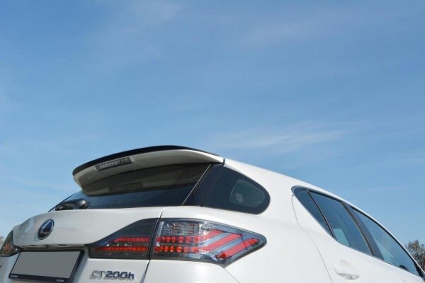 Maxton Design Spoiler Cap black gloss - Lexus CT MK1 Facelift