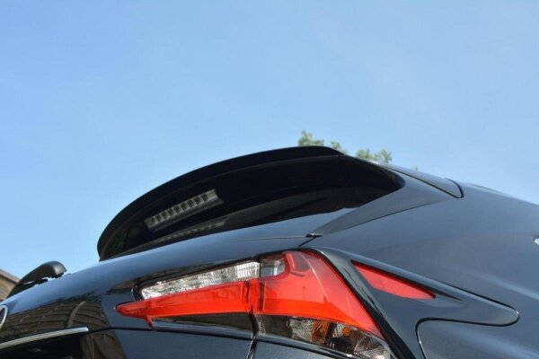 Maxton Design Spoiler Cap schwarz Hochglanz - Lexus NX Pre-Facelift/Facelift