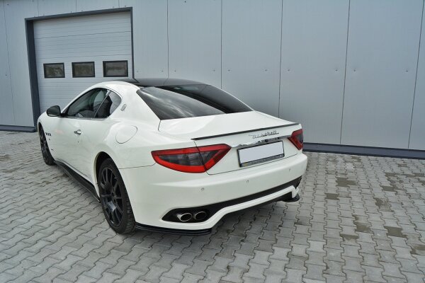 Maxton Design Spoiler Cap schwarz Hochglanz - Maserati Gran Turismo 2007-2011