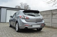 Maxton Design Spoiler Cap black gloss - Mazda 3 MK2 Sport (Pre-Facelift)