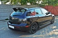 Maxton Design Spoiler Cap schwarz Hochglanz - Mazda 3 MPS MK1 (Pre-Facelift)