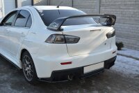 Maxton Design Spoiler Cap schwarz Hochglanz - Mitsubishi Lancer Evo X