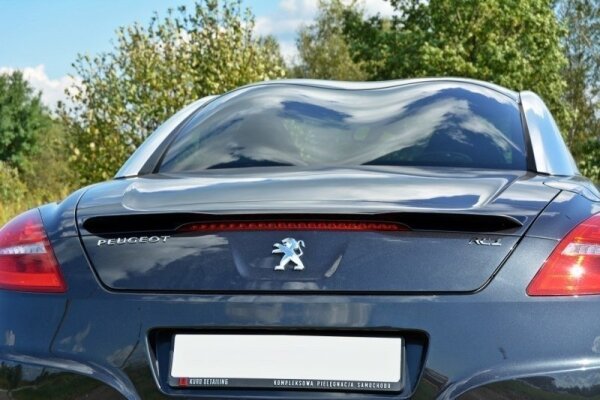 Maxton Design Spoiler Cap schwarz Hochglanz - Peugeot RCZ