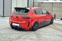 Maxton Design Spoiler Cap schwarz Hochglanz - Seat Leon MK2 MS DESIGN