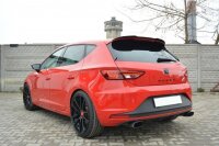 Maxton Design Spoiler Cap schwarz Hochglanz - Seat Leon III Cupra