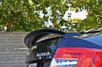 Maxton Design Spoiler Cap schwarz Hochglanz - Skoda Octavia RS MK3 / MK3 FL Hatchback