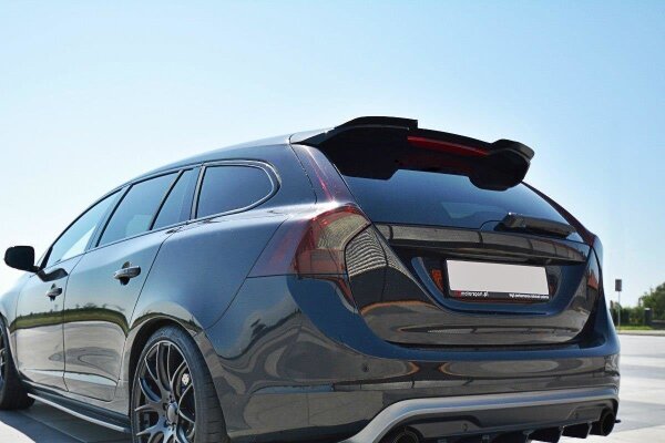 Maxton Design Spoiler Cap black gloss - Volvo V60 Polestar Facelift