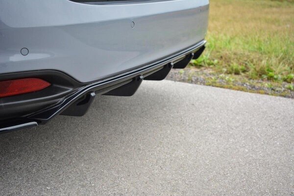 Maxton Design Diffuser rear extension black gloss - Fiat Tipo S-Design