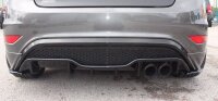 Maxton Design Diffuser rear extension black gloss - Ford...