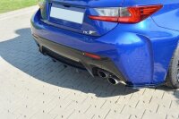 Maxton Design Diffuser rear extension black gloss - Lexus...